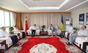 乌克兰哈尔科夫国立航空航天大学校长聂琦波卢克·尼古拉一行来校访问 