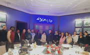 Vice President Qin Jiang and Foreign Teachers Celebrate New Year