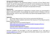 The University of Prince Edward Island (UPEI) Master＇s and PhD Programs Admission for 2025